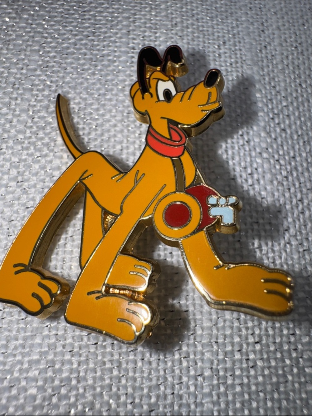 Disney Pluto enamel trading pin from the "Rescue Series"